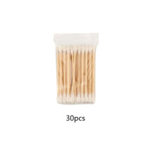 (30pcs/Bag)30100 Disposable Ultrasmall Cotton Swab Lint Free Micro Brushes Wood Buds