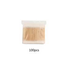 (100pcs/Bag)30100 Disposable Ultrasmall Cotton Swab Lint Free Micro Brushes Wood Buds