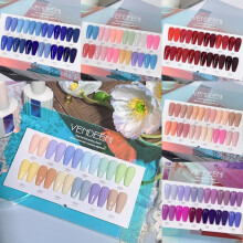 (Silver cap white bottle d01 set 12 colors) Multicolor Dopamine Nail Polish Gel Set Pastel Macaron Candy Colors Summer Nail Art LED Lamp 10 Colors