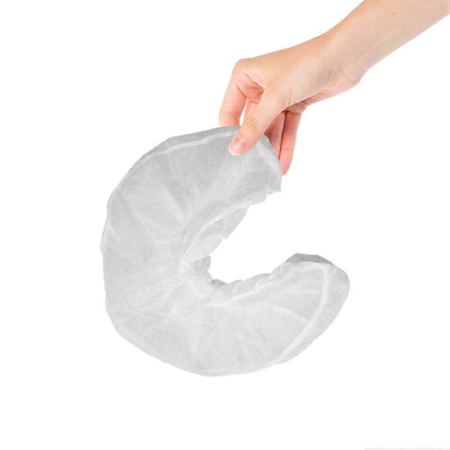 Disposable Pillowslip U Shaped Pillowcase for Pillow Protection 50Pcs White
