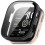 Caixa transparente para PC com película temperada para Amazfit BIP 6 Black 1