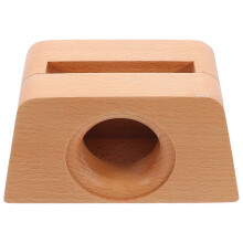 Mobile Phone Amplifier Stand Wooden Phone Speaker Amplifier Single-Hole