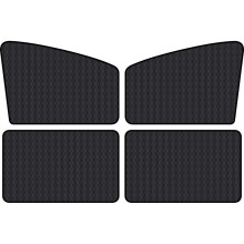 Juego de Parasoles para Coche - 4 Piezas (2 Delanteros y 2 Traseros) - Fibra de Carbono 5D, Magnéticos