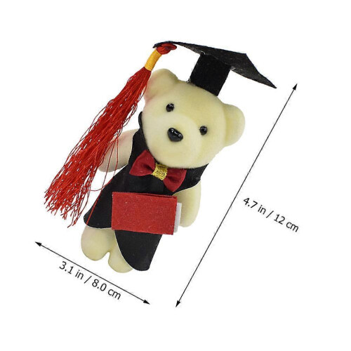 Graduation Gift Adorable Plush Bear Bouquet Decorations 24Pcs