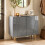 Homcom HOMCOM Storage Cabinet, Sideboard with Adjustable Shelf, Grey 9