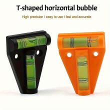 (1pc, Black) Triangular RV Bubble Level with Dual Vials, Magnetic Base and Mounting Holes, 2-Axis Leveling Tool for Campers Trailers