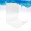Bookends Acrylic Book Organizer for Organization 2Pcs Transparent Desk Storage Rack 1