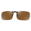 Polarisierte Clip-on-Sonnenbrille Brown 3