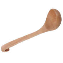 Wooden Long Handle Soup Spoon for Mixing Food in Kitchen