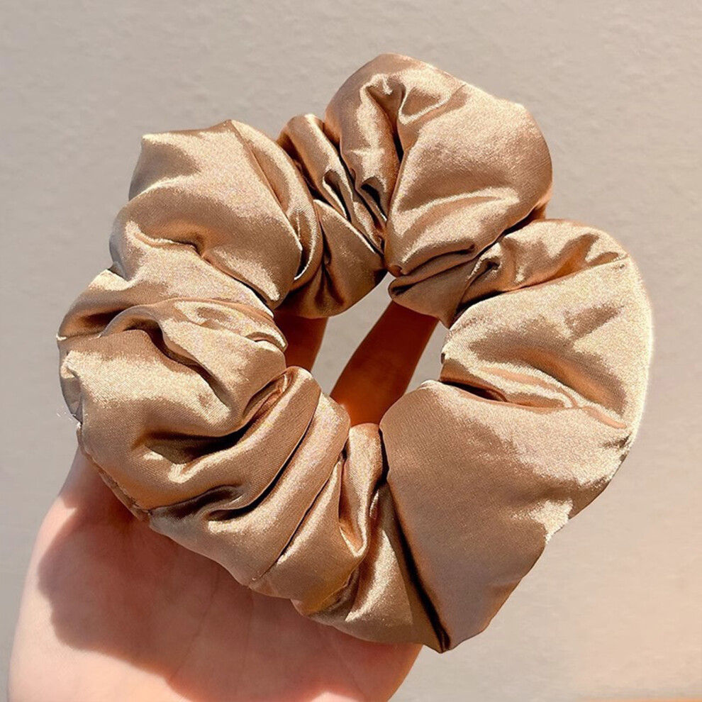 Roc-Electron (6) Satin Scrunchies For Thick & Thin Hair
