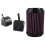 Car Headlight Washer Water Nozzle with Motorcycle Air Filter Cleaner Grid 1