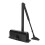 Door Closer with Positioning - Controlled Closing Black S 1