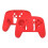 (Red) Silicone Grip Case for Gaming Pro Controller, Soft Skin Full Protective Cover with Anti-Slip Texture 1