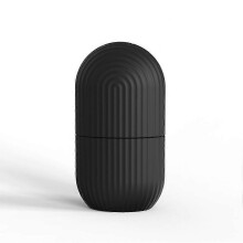 (Black)Ice Face Roller, Ice Facial Massager Skin Care Beauty Tool Eye Puffi Silicone