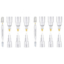 Set of 12 Blank Refill Paint Markers Double End Refillable Paint Pens Empty Refillable for Painting, Fill
