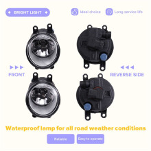 Car LED Front Bumper Fog Lights Fog Lamp for Auris 2014 2015 Harness Wiring Cover Grille Halogen