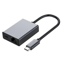 Für Google TV 4K USB-C-Ethernet-Adapter Plug-and-Play-Unterstützung PD