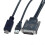 DVI M1-DA 30+5 Pin to HD-Compatible Dual Link+USB Projector Cable 1.7m 1