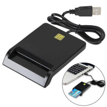 Enkel smartkortleser for minibank, skatte-CAC, bank-ID-kort, kompatibel med Windows Mac Linux XFB