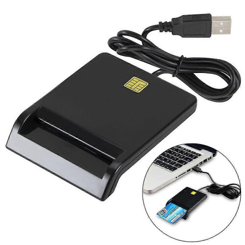 Single Smart Card Reader for ATM Tax CAC Bank ID Card Compatible Windows Mac Linux XFB