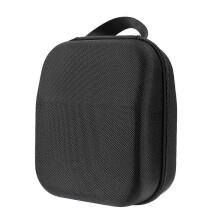 Étui de voyage carré pour écouteurs Bluetooth portables, protection et rangement, type sac Bento.