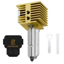 Kit di aggiornamento hotend A1 con ugello in acciaio temprato da 0,4 mm per stampa 3D.