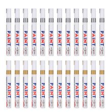 Oil Based Paint Pen Set Waterproof Quick Dry Fiber Nib Strong Seal for DIY Car Tire Writing Glass Wood Ceramic Projects