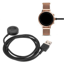 Magnetyczny kabel ładujący do smartwatcha Fossil Gen 6/5/4 Sport MK Gen 6/5e/5/4 w kolorze czarnym