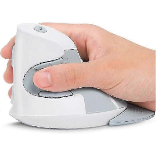 Mouse verticale wireless regolabile a 1600 DPI per ufficio e casa