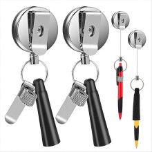 2-pakning kraftig uttrekkbar pennholder universal snorpenn for snekker