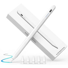 iPad Stylus Pen med Palm Rejection, hurtiglading, kompatibel med Apple Pencil 1. og 2. generasjon
