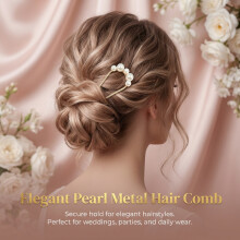 (2) Rhinestone Butterfly Hair Comb - Elegant Women\'s Accessory