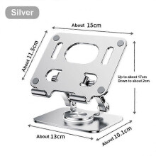 2023 Nettbrettstativ 360 rotasjonsjusterbar sammenleggbar holder for iPad-telefon Samsung