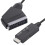 SCART til HDMI-konverter Lyd- og videoadapter for HDTV DVD 1