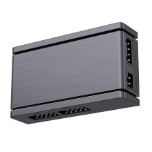 Hochgeschwindigkeits-USB-2.0-Hub mit 4 Ports, SATA-Stromversorgung und magnetischer Rückseite, mehrfarbig