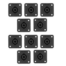 10PCS NL4 4Pin Female Power Jack Audio Connector for Speaker Amplifier