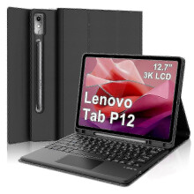 Magnetisk avtakbart tastaturdeksel med berøringsplate til Lenovo Tab P12 12,7 tommer
