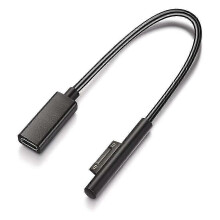 Kabel ładujący USB-C do SURFACE Pro7 Go2 Pro6 5/4/3 Laptop1/2/3 Book, czarny