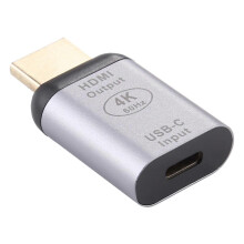 HDMI-Stecker auf USB-C-Buchse Adapter aus Aluminiumlegierung