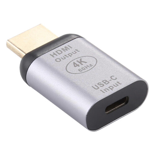 HDMI hann til Type-C hunn adapter aluminiumslegering USB-C konverter