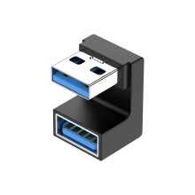 Adattatore USB 3.0 da maschio a femmina a 180 per laptop e PC, multicolore.