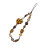 Plastic Leopard Beaded Phone Lanyard Drop-Resistant Multicolor for Women 1