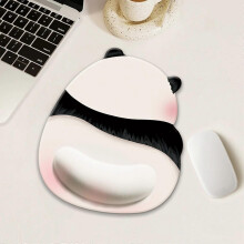 Set di 2 tappetini per mouse con supporto per il polso, 7,71x10,23 pollici, in gel antiscivolo, carini, per ufficio e casa.