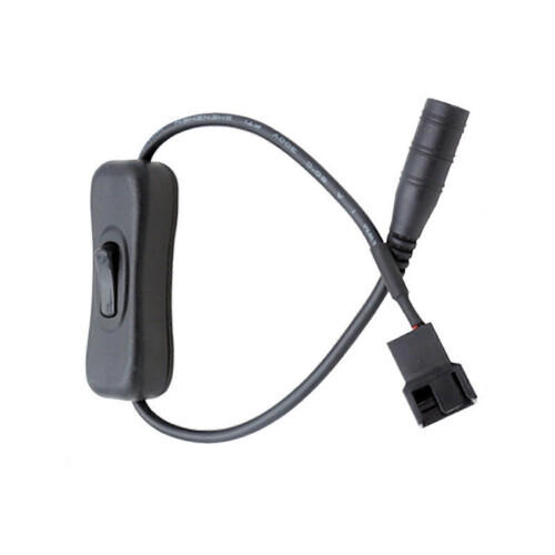 4Pin Fan Adapter DC5521 Power Control Button 310mm PC Case Safety Wire Multicolor