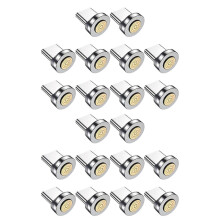 Punte magnetiche a 7 pin di tipo C per ricarica rapida con rotazione a 360 (20 pezzi)