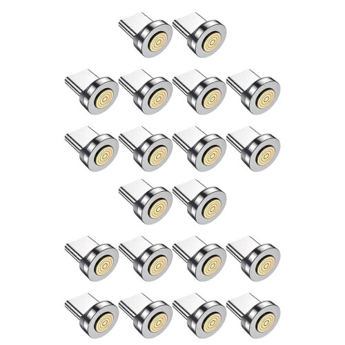 7Pin Type C Magnetic Plug Tips Fast Charging 360 Rotation 20PCS