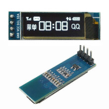 1Pcs 0.91 Inch 128x32 Blue OLED LCD Module I2C 3.3V 5V for PI