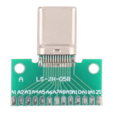 Dubbelsidigt positivt och negativt typ C-hantestkort USB 3.1 med 24-polig svetsad PCB