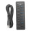 7 Port USB3.2 Gen2 Hub 10Gbps Individual Switch LED Indicator Power Adapter US Plug 1