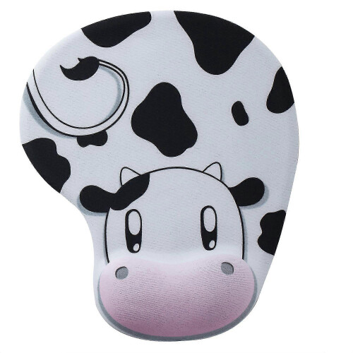 Cartoon Dairy Cow Wrist Support Gel Mouse Mat
